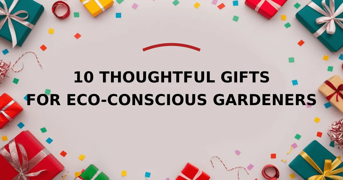 10 Thoughtful Gifts for Eco-Conscious Gardeners